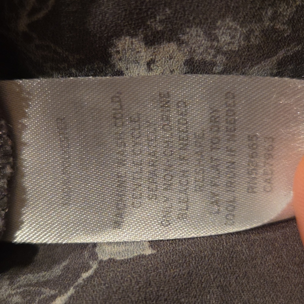 Nordstrom Rack Charcoal and Light Blue Blouse - Picture 4 of 4